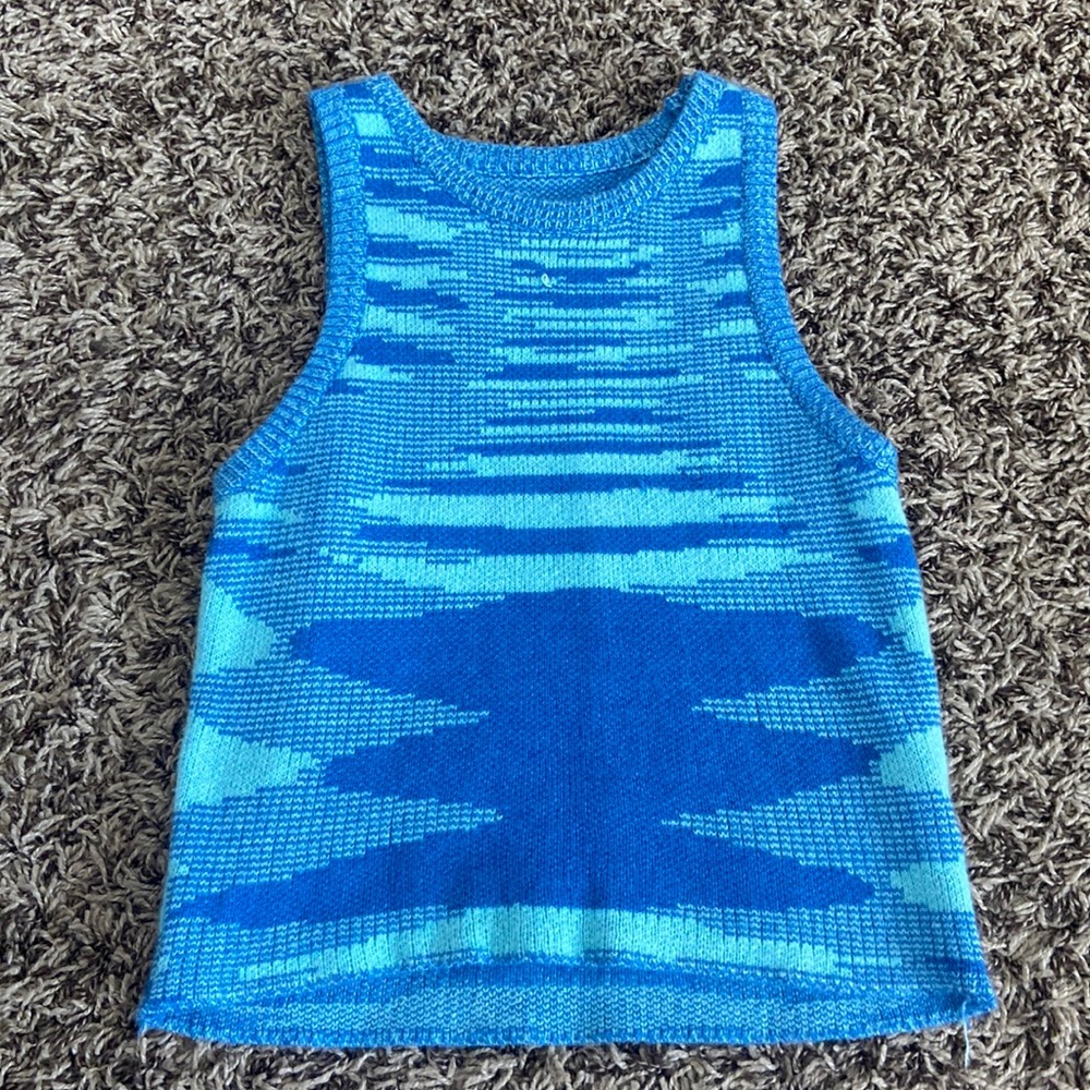 Blue Y2K Tank Top